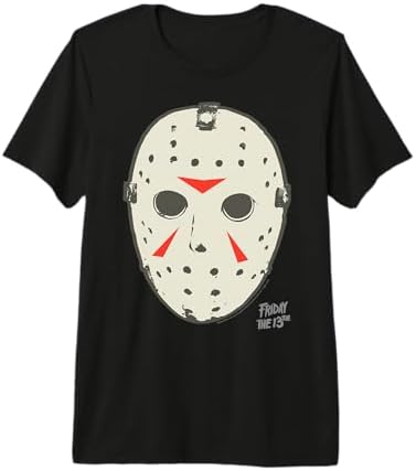 Amazon.com: Friday The 13th Jason Blue Line Mask Premium T-Shirt